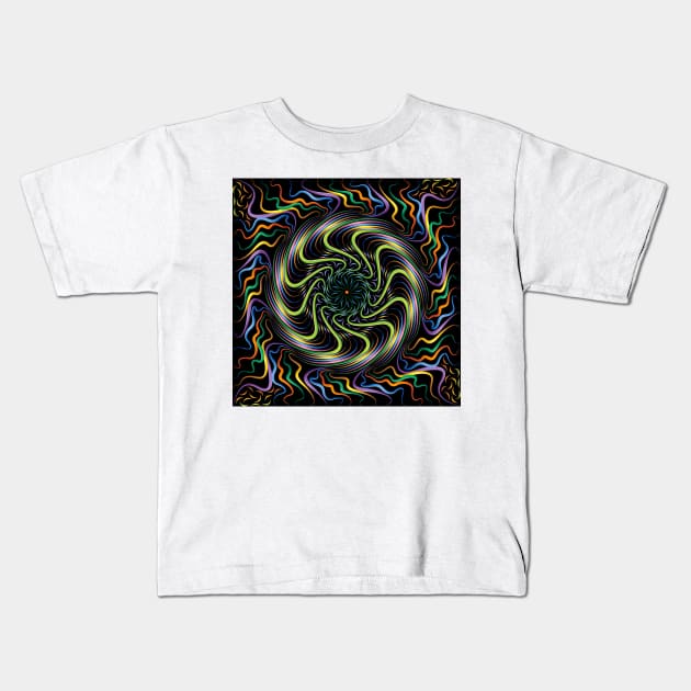 Twisting the Night Away Kids T-Shirt by becky-titus